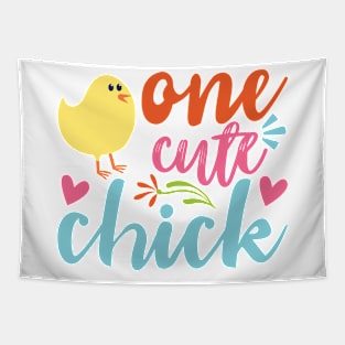 One Cute Chick Tapestry