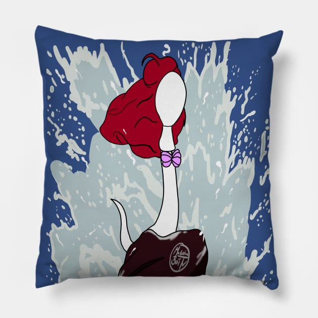 The Little SpermMaid Pillow by Materiaboitv