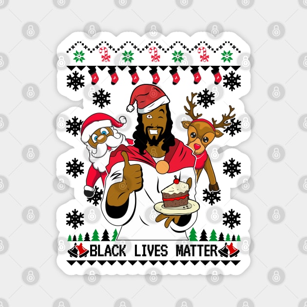 Black Lives Matter Christmas Magnet by KsuAnn