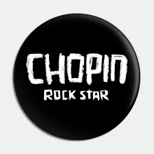 Rock Star Classical Music Composer: Chopin Pin by badlydrawnbabe