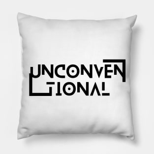 UNCONVENTIONAL by csv Pillow