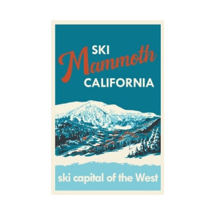 Ski Mammoth Mountain Vintage Ski Poster T-Shirt