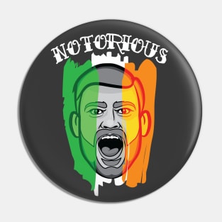 Conor McGregor MMA Champ Irish Pride Pin