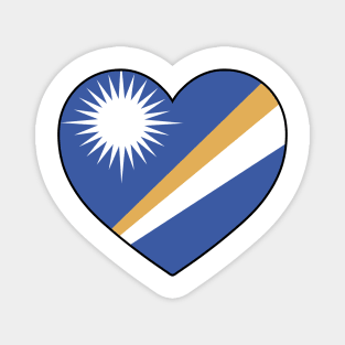 Heart - Marshall Islands Magnet