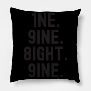 1989 Vintage Pillow