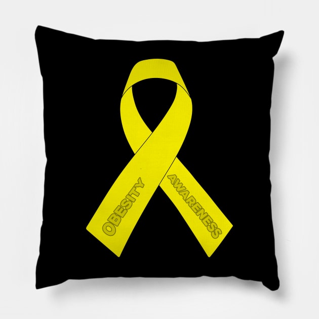 Obesity Awareness Pillow by DiegoCarvalho