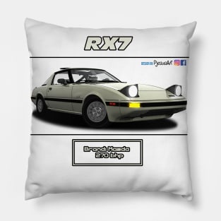 Mazda RX7 FB Dover White Pillow