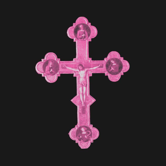 Barbie Pink Medieval Crucifix by lovefromsirius