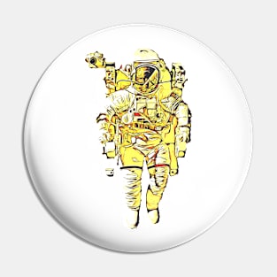 Retro Astronaut Pin