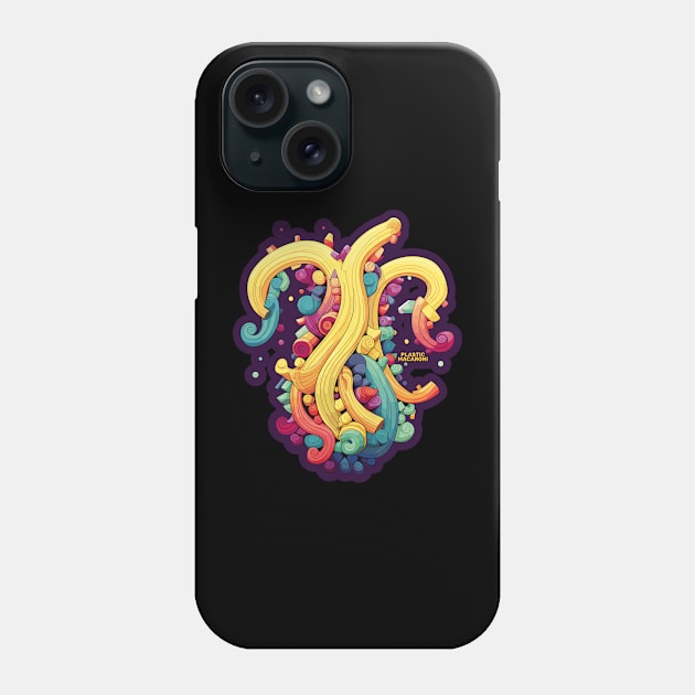 Plastic Macaroni Boho Trippy Hippy Shells Phone Case by BoobRoss