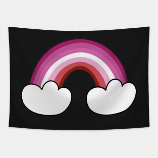 Lesbian pride flag Tapestry