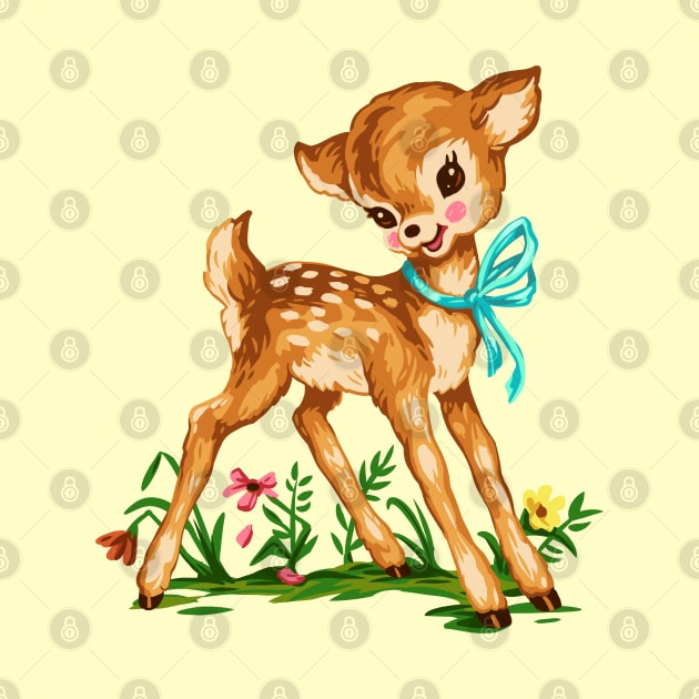 Cute Fawn by Marianne Martin