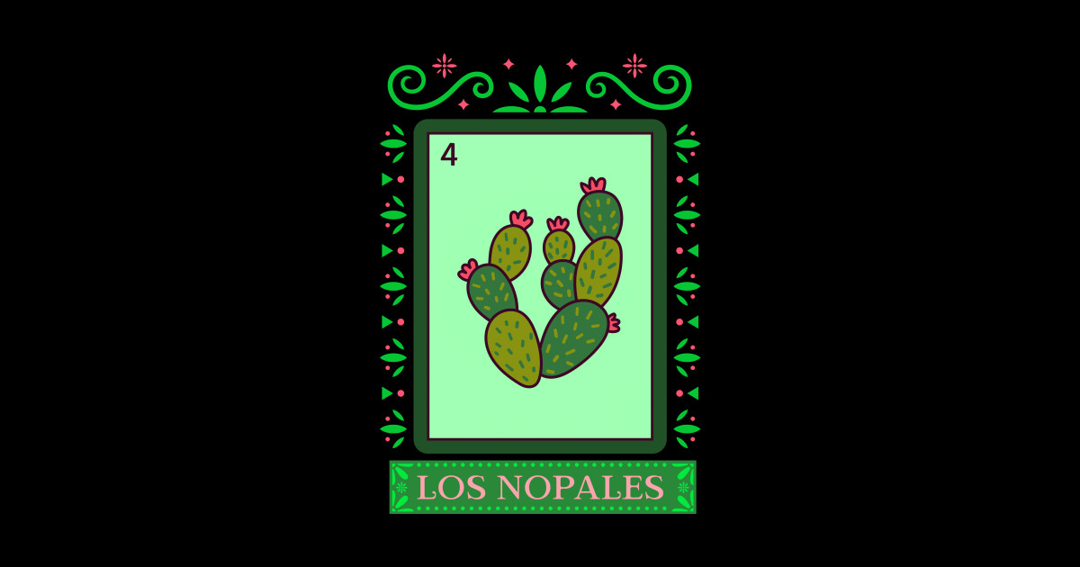 Los Nopales Mexican Sticker TeePublic