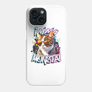 Imma Monsta! CAT | Whitee | by Asarteon Phone Case