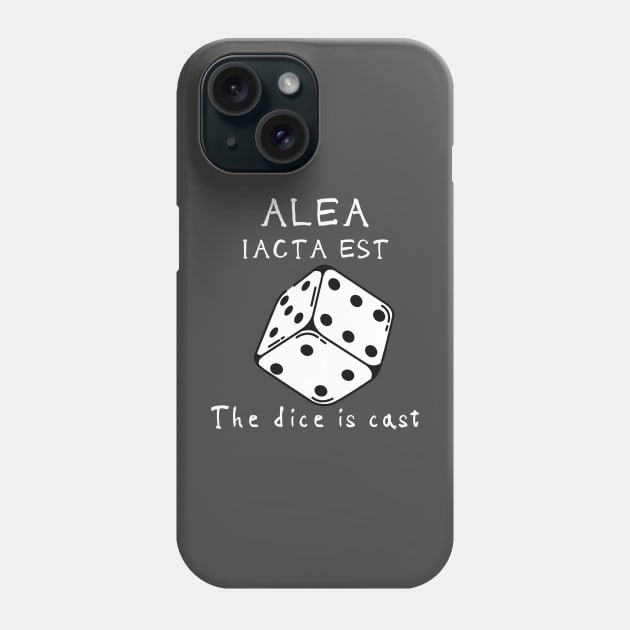 Alea iacta est / The dice is cast Phone Case by Pictonom