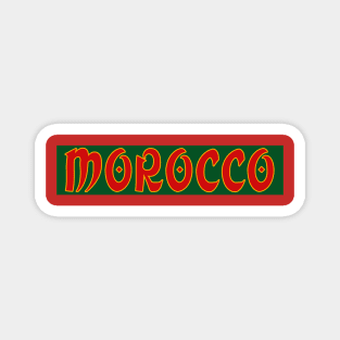 Morocco football fans Magnet