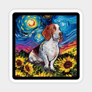 Basset Hound Night 2 Magnet