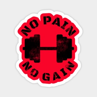 NO PAIN NO GAIN DUMBELL Magnet