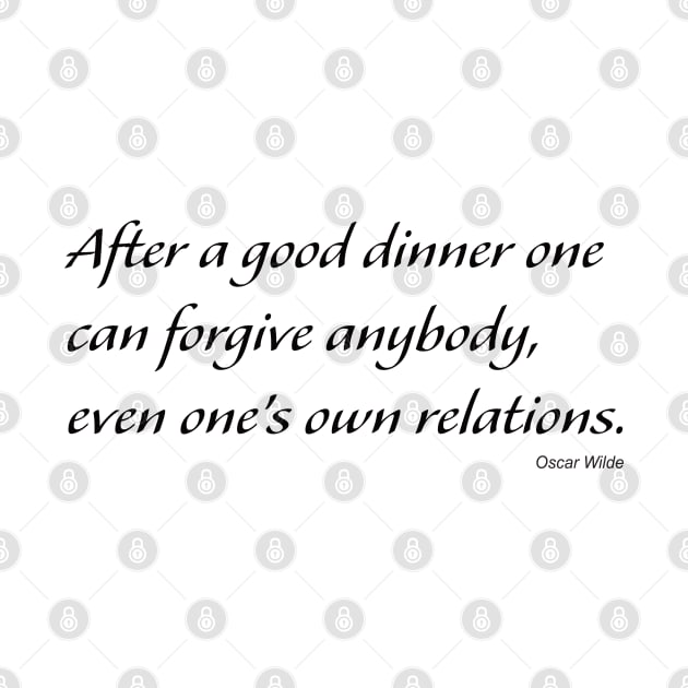 After A Good Dinner quote Black by DPattonPD