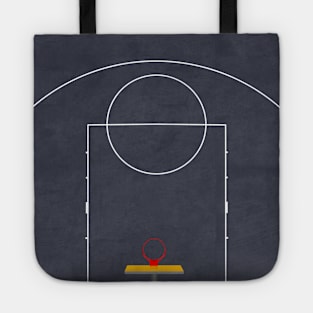 Street Basketball Court | Aerial Illustration Tote