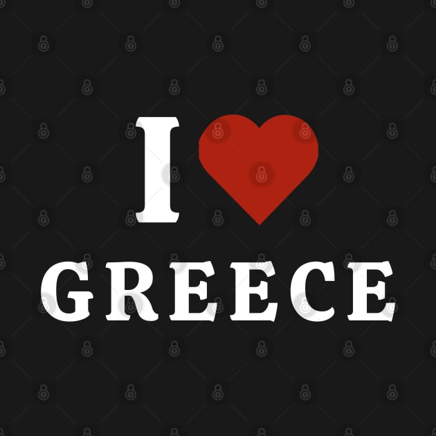 I Love Greece by Hayden Mango Collective 