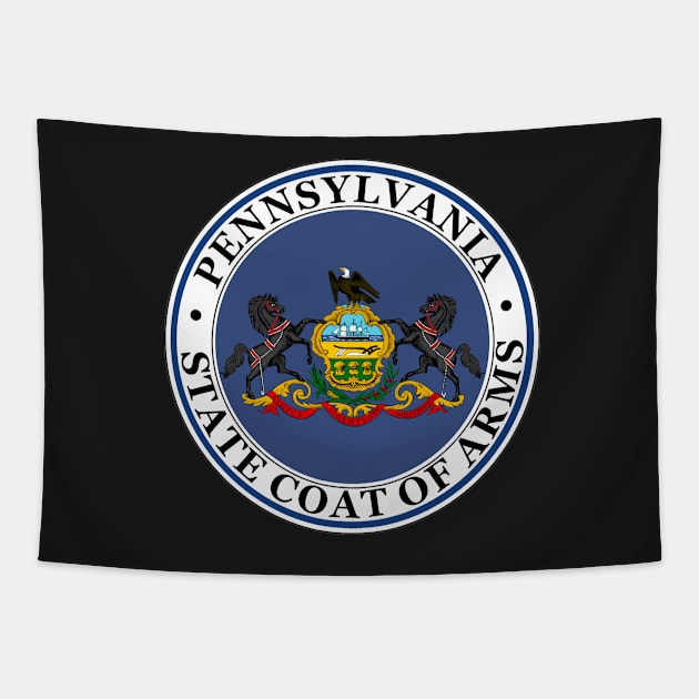 Pennsylvania Coat of Arms Tapestry by Aleksander37