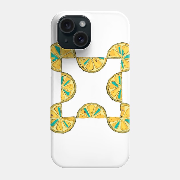 Sketch lemon Phone Case by WhyNotArt