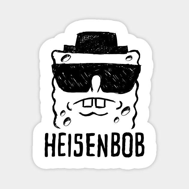 Sponge Bob Breaking Bad Parody Heisenbob Magnet by DeepFriedArt