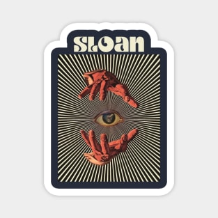 Hand Eyes Sloan Magnet