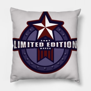 Limited Edition-March 1987 Pillow