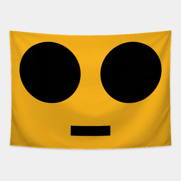 HappyFace Tarsio Tapestry by diretoriododesign