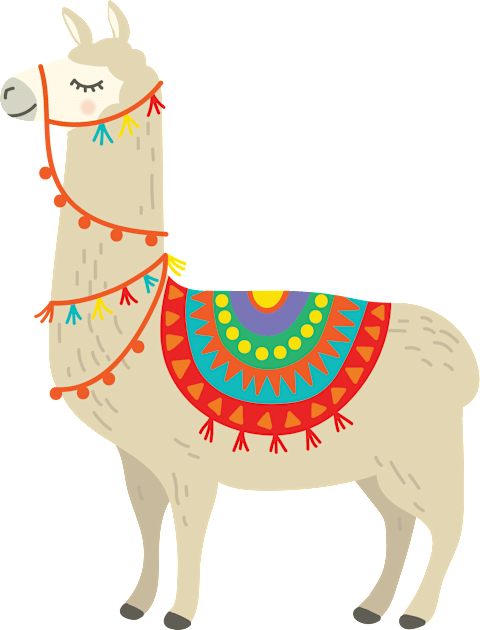 Party Llama Kids T-Shirt by smalltownnc