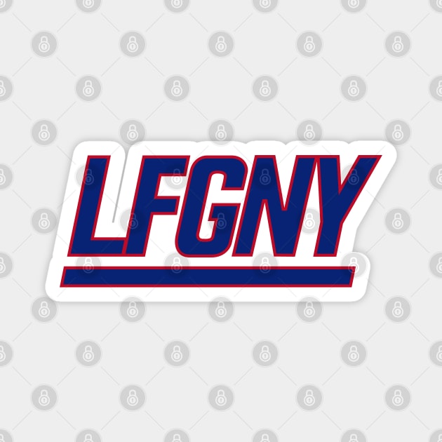 LFGNY - White Magnet by KFig21