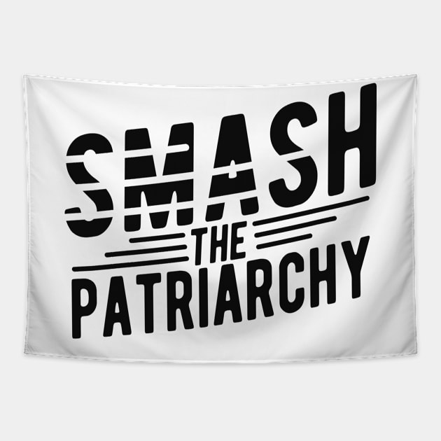 Feminism - Smash the patriarchy Tapestry by KC Happy Shop