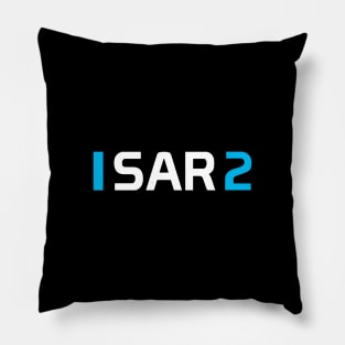 SAR 2 Design - White Text Pillow