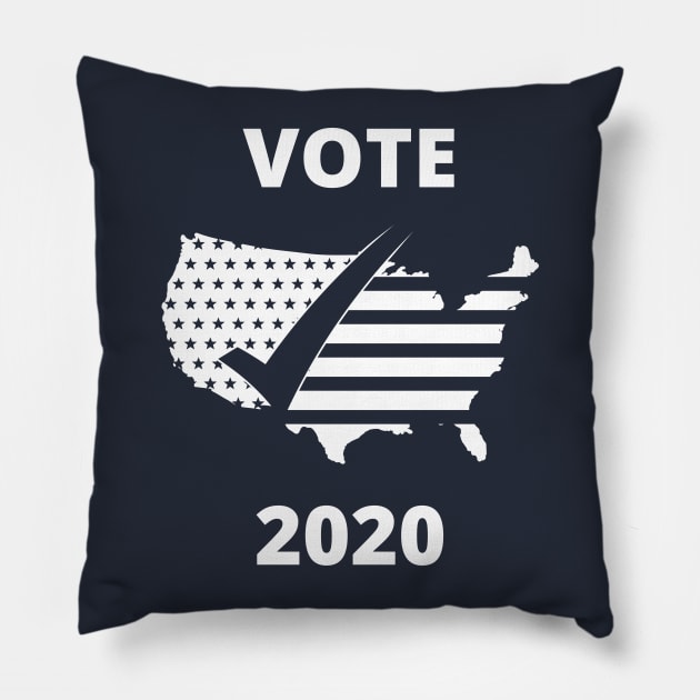 Vote 2020 Election Pillow by JustCreativity