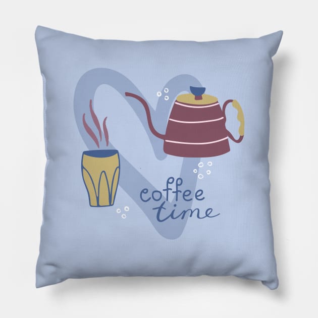 Coffee time Pillow by DanielK