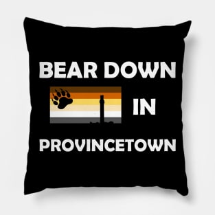 Bear Down in Provincetown Pillow