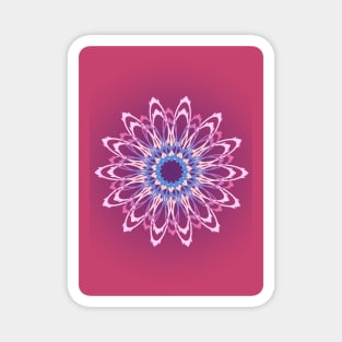 Beauty Flower Pink Magnet