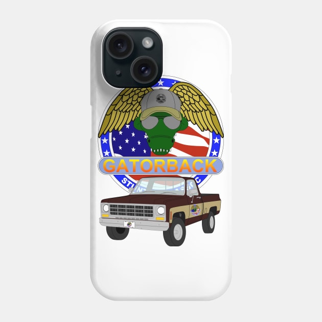 Gator Back Stuntman Association Truck Phone Case by J. Rufus T-Shirtery