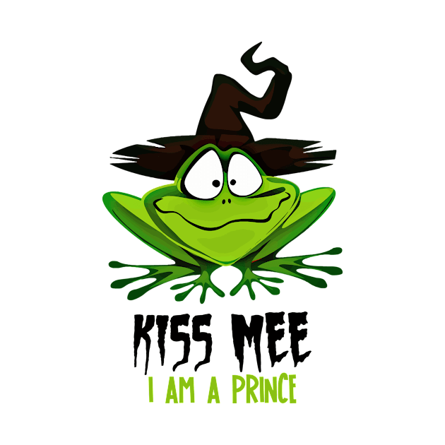 Funny Halloween Frog. Me I am a Prince by Jakavonis