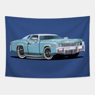 Cartoon muscle car Tapestry