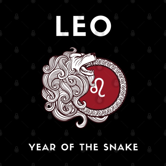 LEO / Year of the SNAKE by KadyMageInk