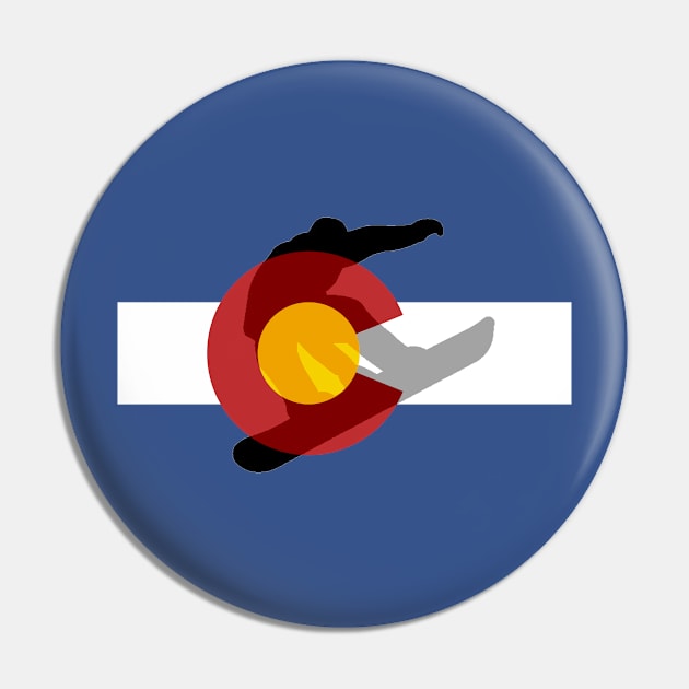 Colorado Snowboarder Pin by Random77