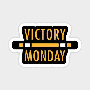 Pittsburgh Football Victory Monday Jersey Stripe Magnet