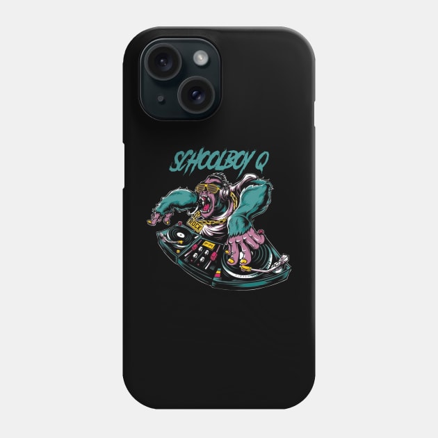 SCHOOLBOY Q BAND Phone Case by Tronjoannn-maha asyik 