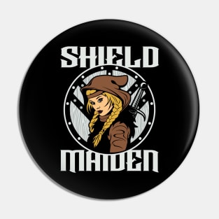 Lagertha's Viking Princess Warrior Shield Maiden Pin