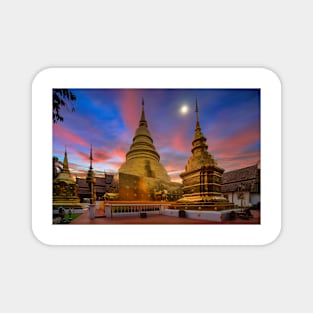 Wat Phra Singh sunrise Magnet