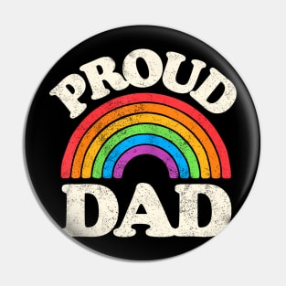 LGBTQ Proud Dad Gay Pride LGBT Ally Father's Day Pin