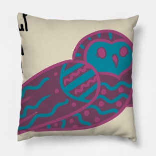 Soul Of Wild Owl Pillow